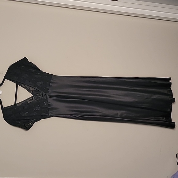 VTG Etienne Floral Lace Midi Slip Dress Sz S Whimsigoth Y2K Nigthgown - Picture 4 of 7